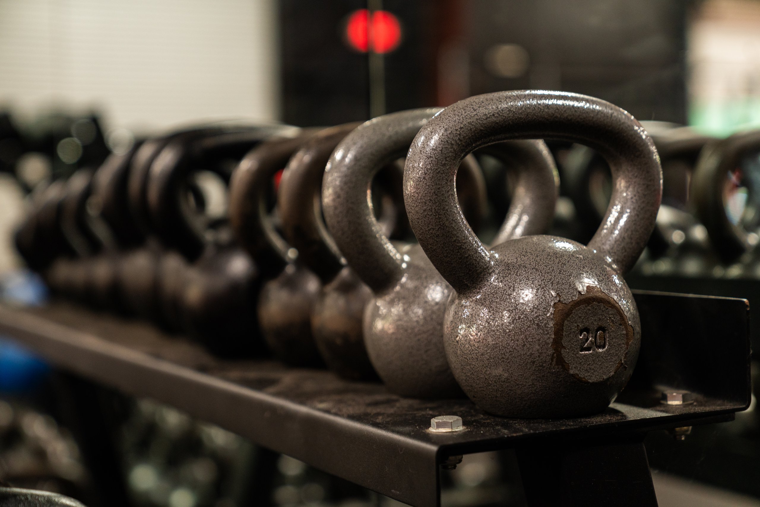 Rubber kettlebells